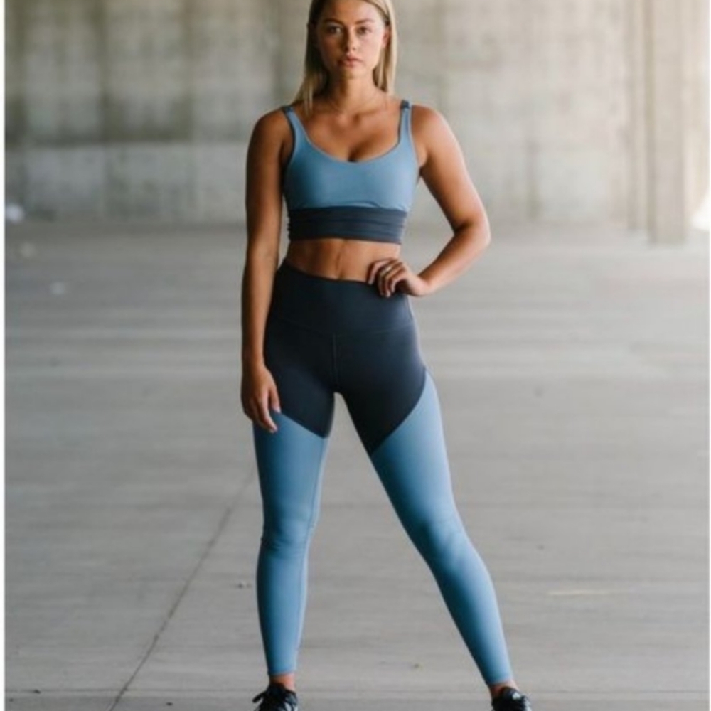 Zyia Storm Parallel Lux Ruched Leggings